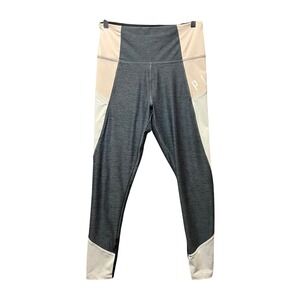 PINK‎ Victoria's Secret Ultimate Leggings M Gray Colorblock Athletic Yoga Pants